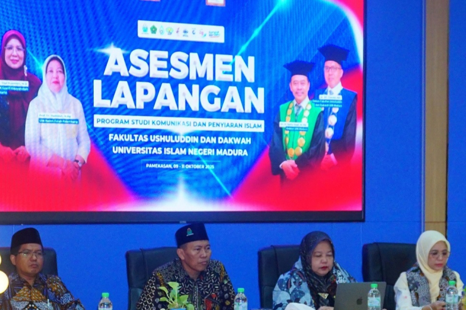 Asesmen Lapangan Prodi KPI UIN Madura, Dekan FAUD Harapkan Akreditasi Unggul